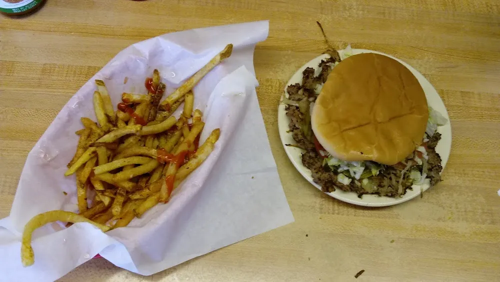 Fried Onion Burger Menü