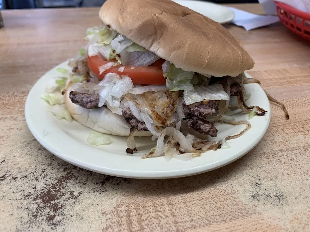 Onion Burger with Cheese